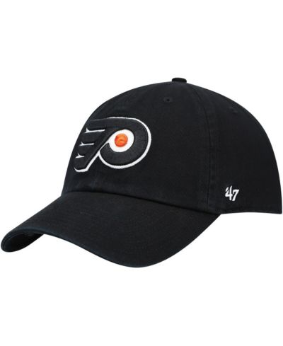 Мужская кепка '47 Brand Black Philadelphia Flyers Team Clean Up Adjustable