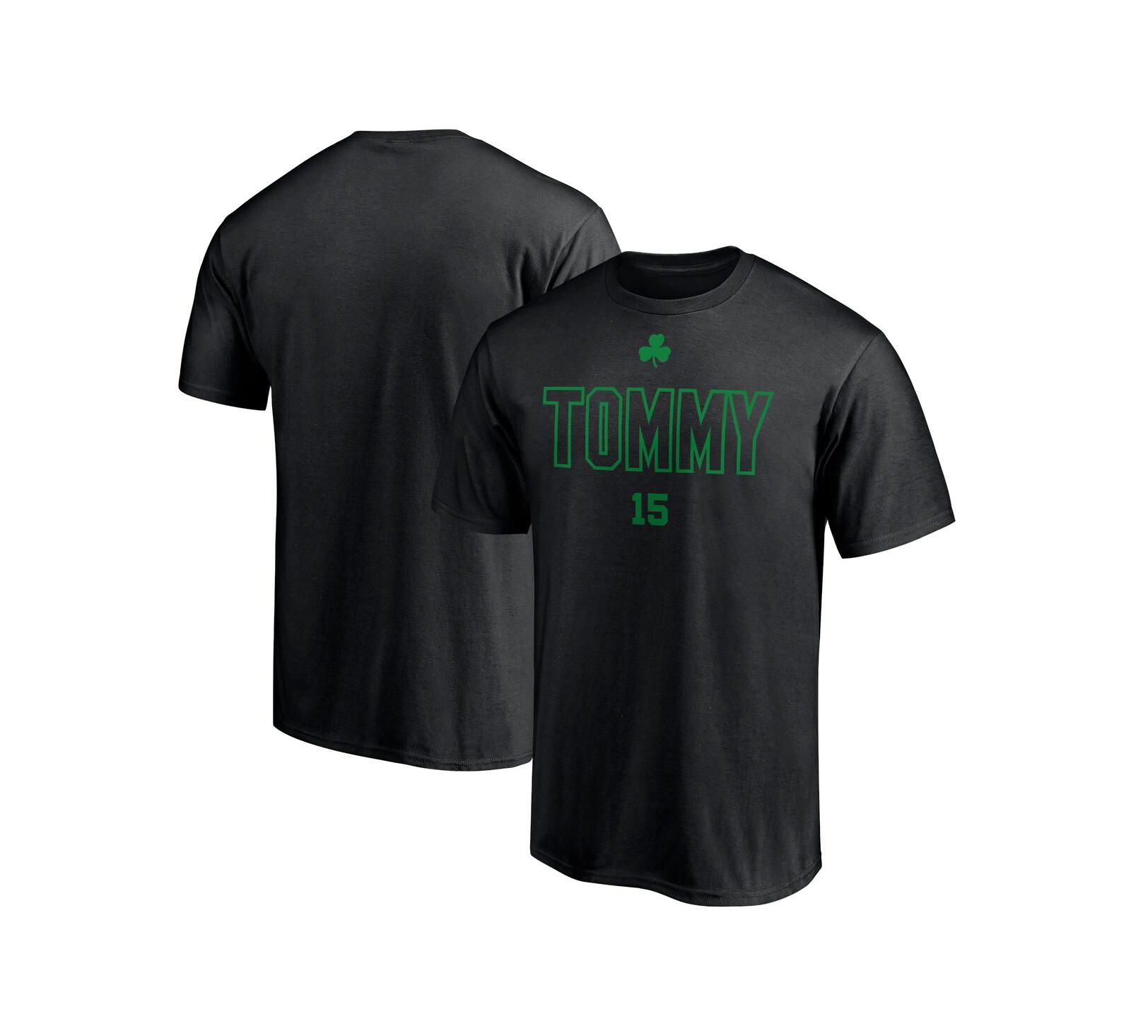Мужская футболка Fanatics Tom Heinsohn Black Boston Celtics