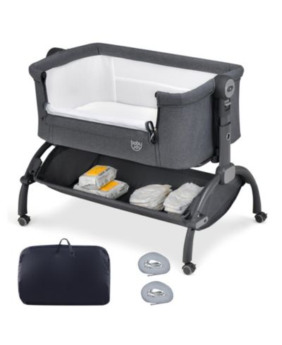 Колыбель Costway 3-in-1 Baby Bassinet Bedside Sleeper с матрасом и хранением
