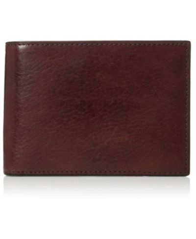 Bosca Men's Old Leather Credit Wallet with I.D. Passcase, Dark Brown