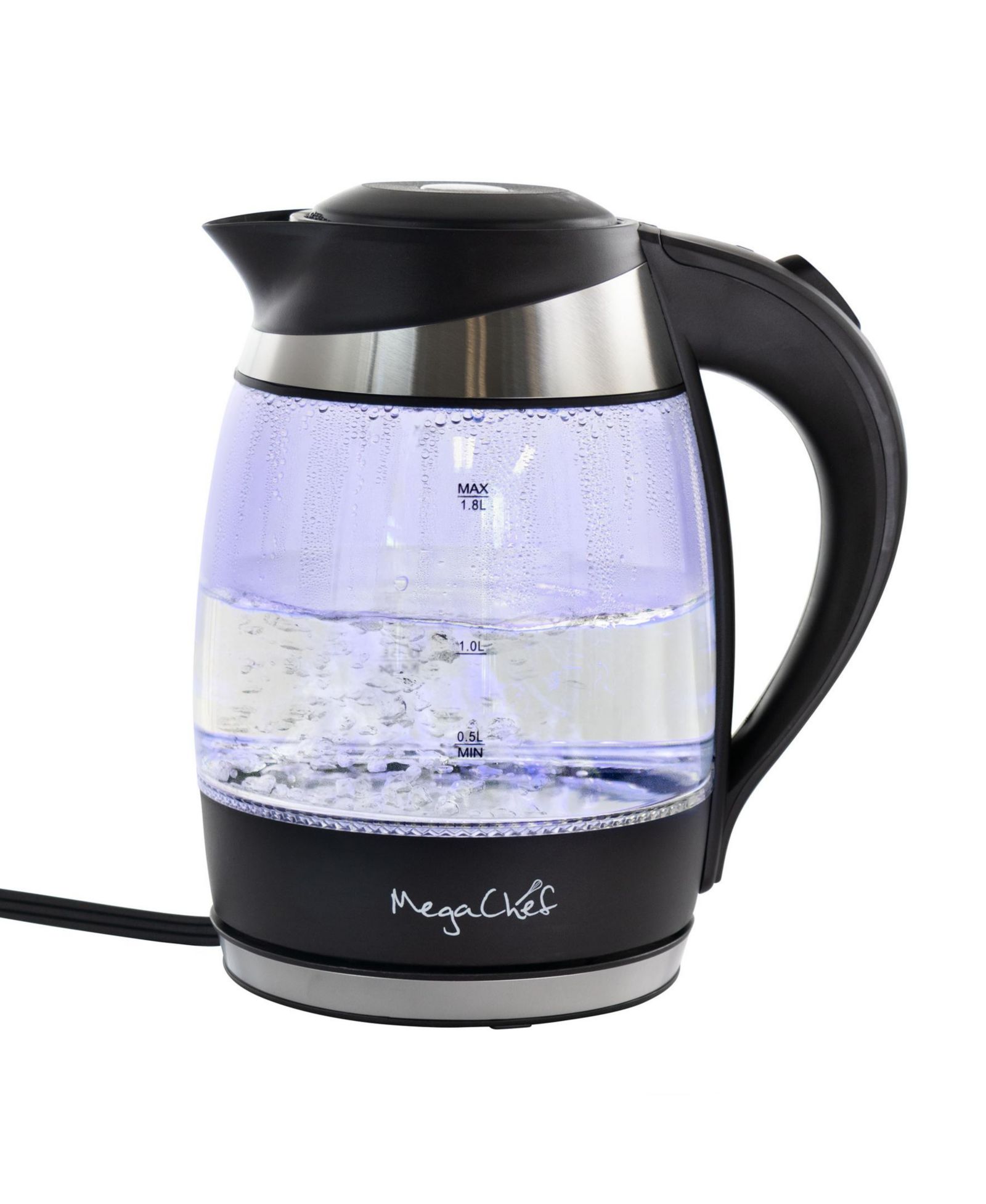 MegaChef 1.8 Quart Glass Electric Tea Kettle