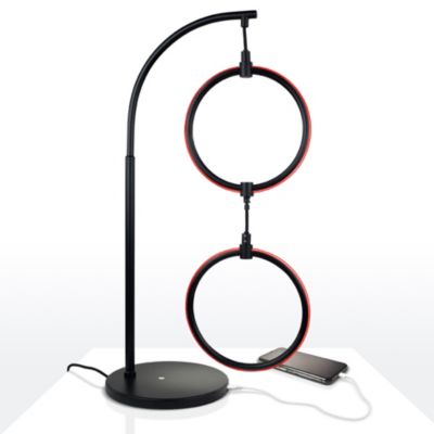 Nova Modern Hoops LED Table Lamp with Color Changing Function (24")