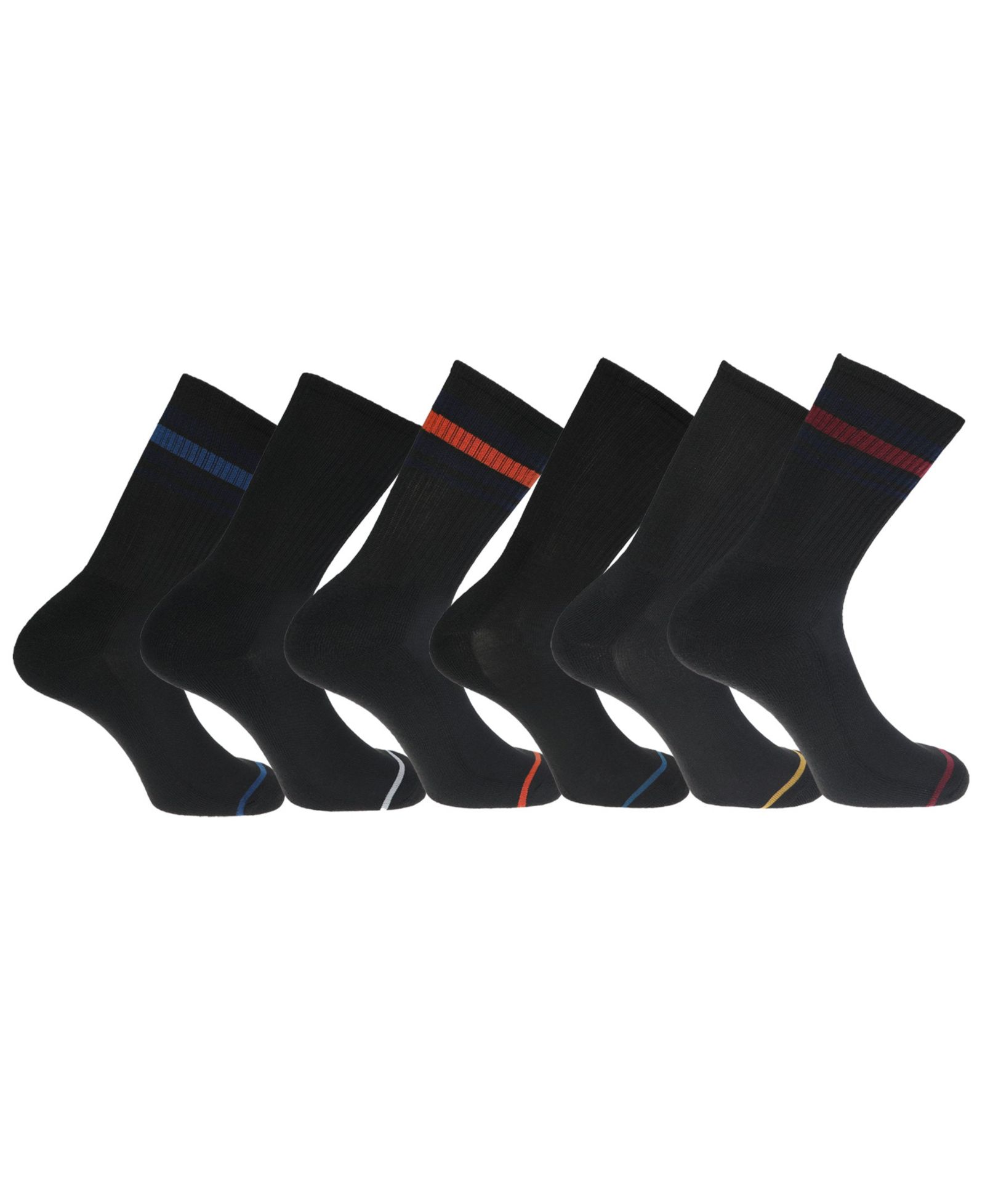 Dockers Men's Performance Socks - 6-Pairs Cushioned Athletic & Dress Crew Socks for Men