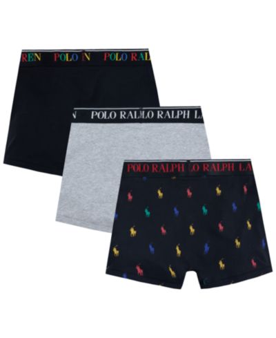 Детские хлопковые боксеры Polo Ralph Lauren, 3 шт.