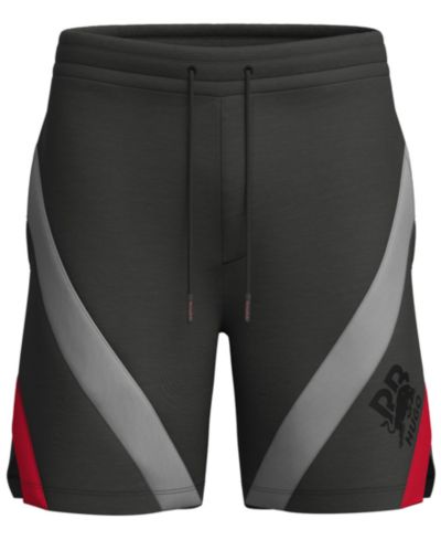 HUGO by Hugo Boss Men's Colorblocked Logo Oversized 7.6" Shorts