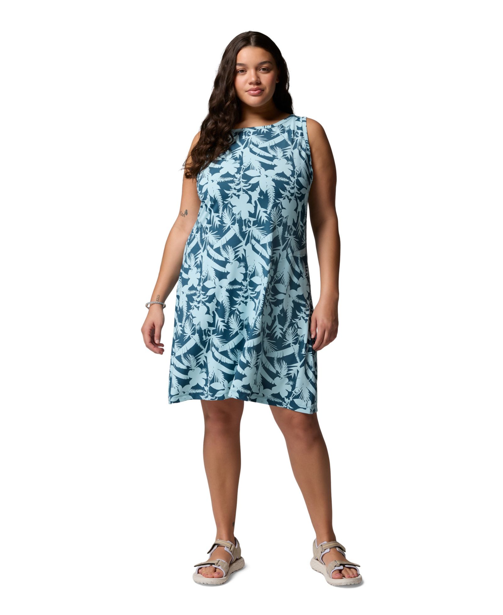 Columbia Plus Size Chill River Printed Active Dress