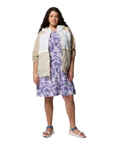Columbia Платье для активного отдыха с принтом, Plus Size