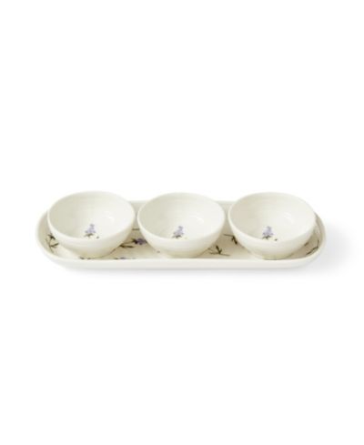 Набор из 4-х мисок и подноса Portmeirion Sophie Conran Lavandula