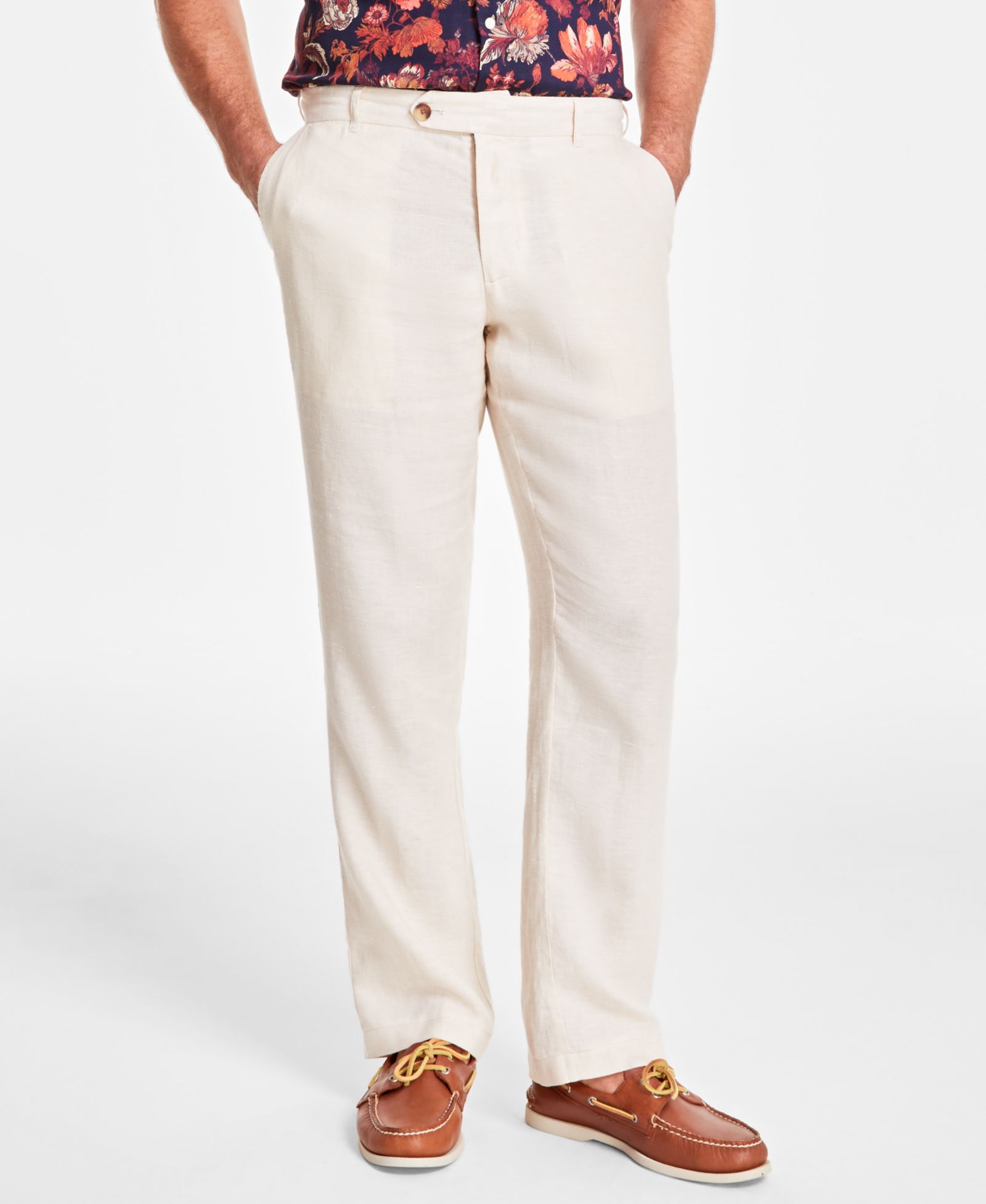 Club Room Men's Linen Pants, Created for Macy's