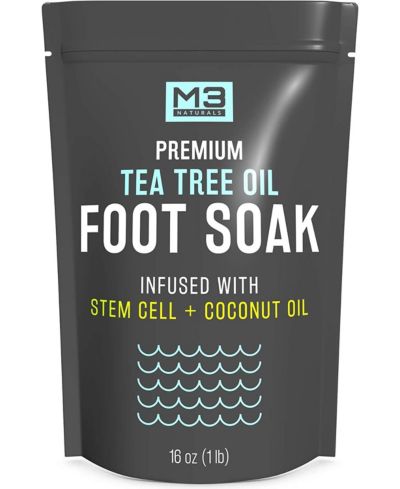 M3 Tea Tree Oil Epsom Salt Pedicure Foot Soak with Coconut Oil and Stem Cell
