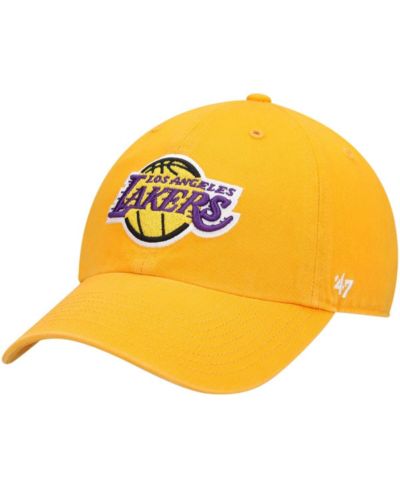 Мужская кепка '47 Brand Clean Up с регулируемым размером, цвет Gold, Los Angeles Lakers