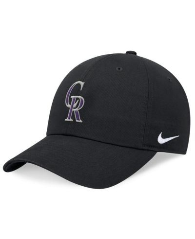 Nike мужская регулируемая кепка Evergreen Club с логотипом Colorado Rockies, черная