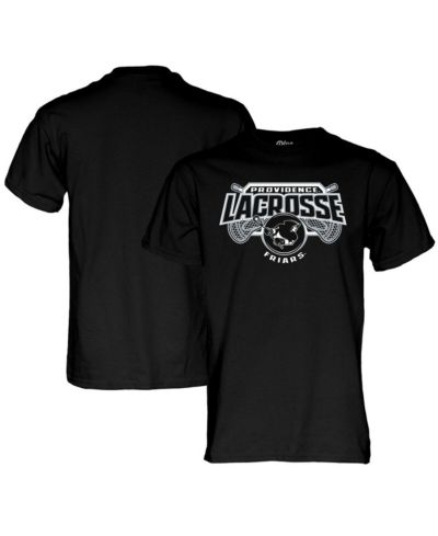 Men's and Women's Blue 84 Black Providence Friars 2024 Men's Lacrosse Season T-shirt