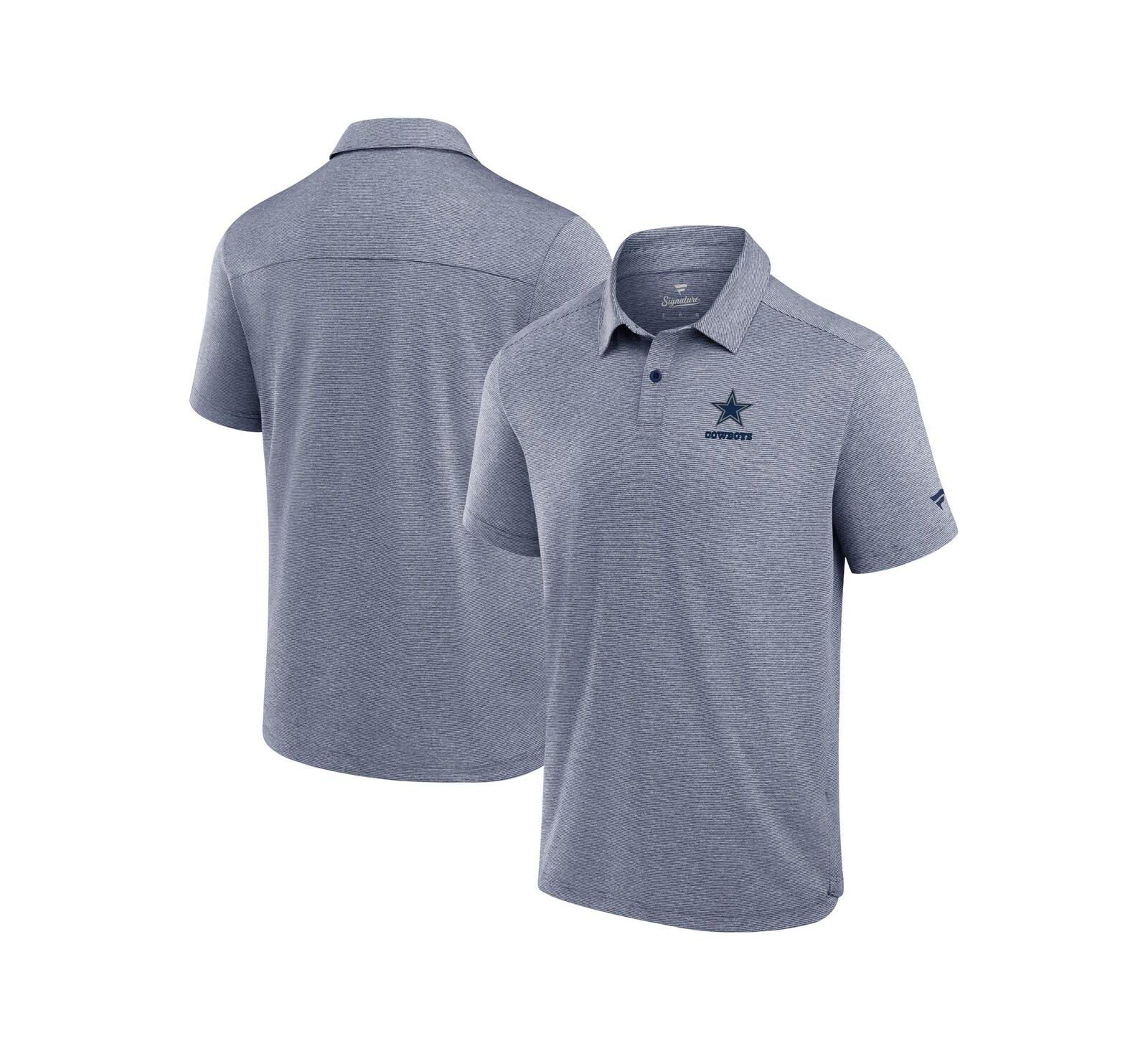 Men's Fanatics Signature Navy Dallas Cowboys Front Office Tech Polo Shirt