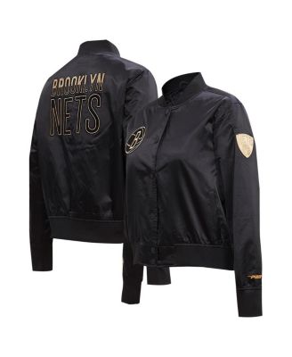 Женская университетская куртка Pro Standard Brooklyn Nets из атласа