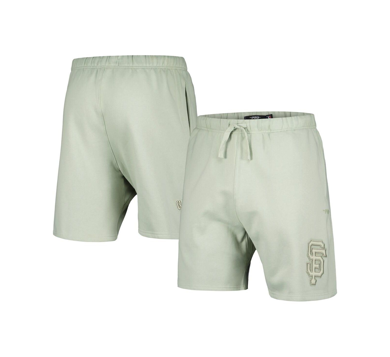 Men's Pro Standard Light Green San Francisco Giants Neutral Fleece Shorts