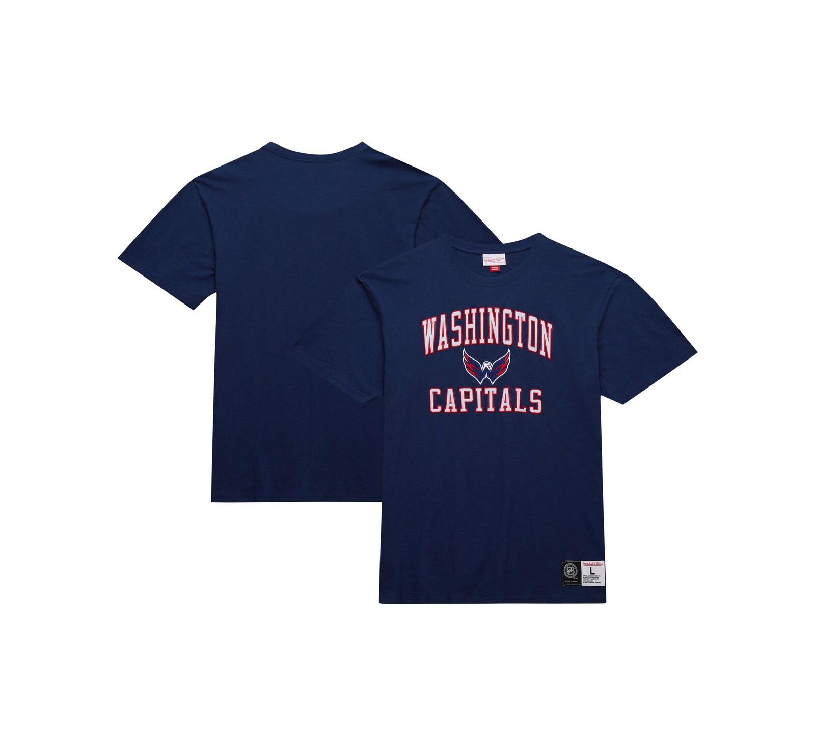 Мужская футболка Mitchell & Ness Navy Washington Capitals Legendary Slub