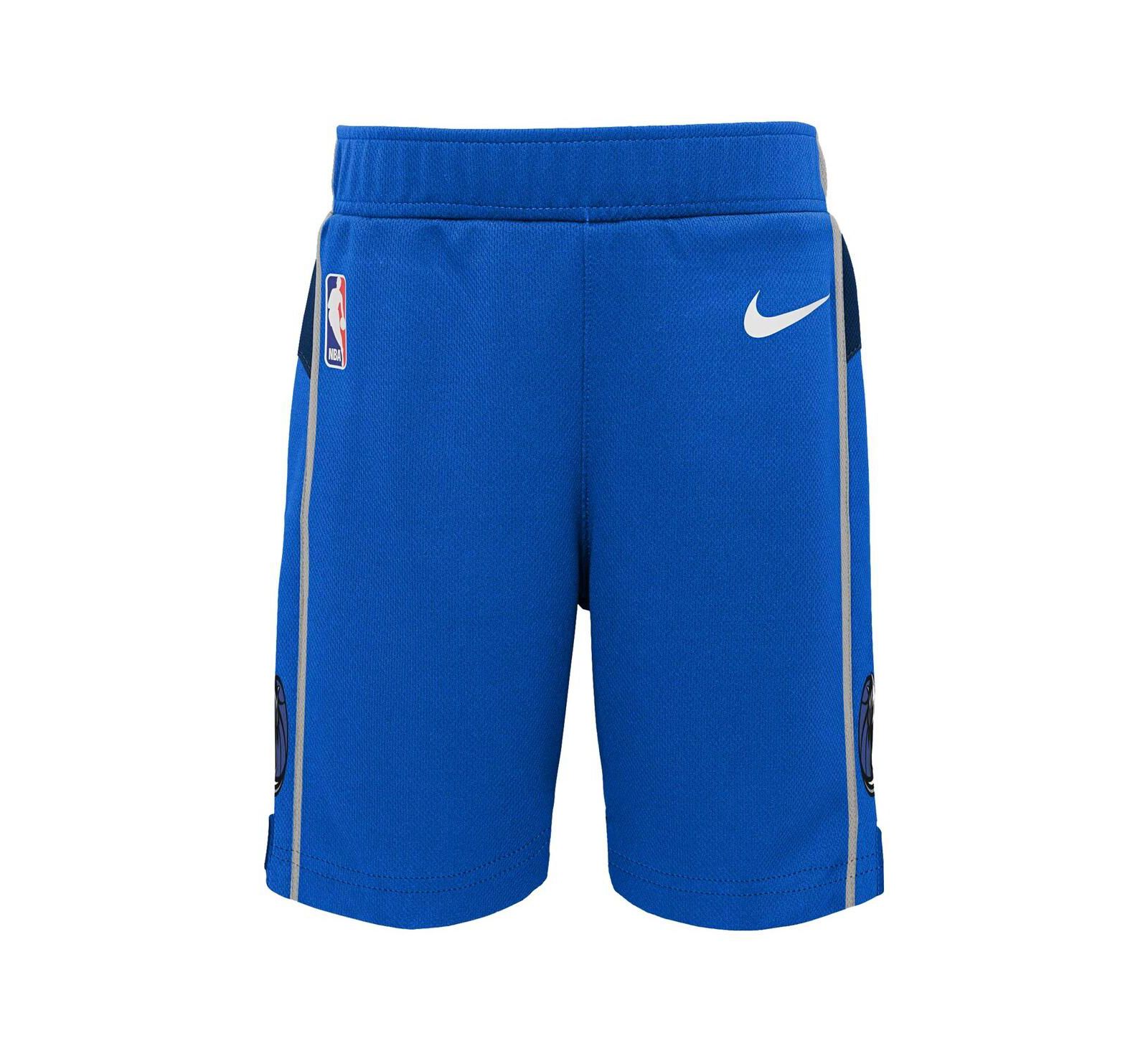 Шорты Nike Blue Dallas Mavericks Icon Replica для мальчиков и девочек