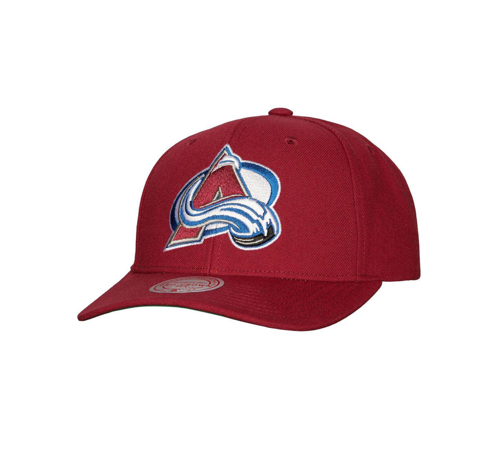 Men's Mitchell & Ness Burgundy Colorado Avalanche Team Ground Pro Adjustable Hat