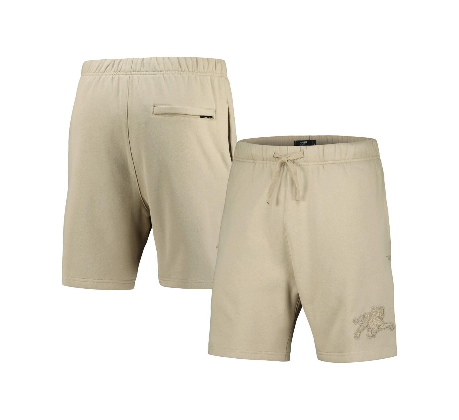 Men's Pro Standard Tan Jackson State Tigers Neutral Relaxed Shorts