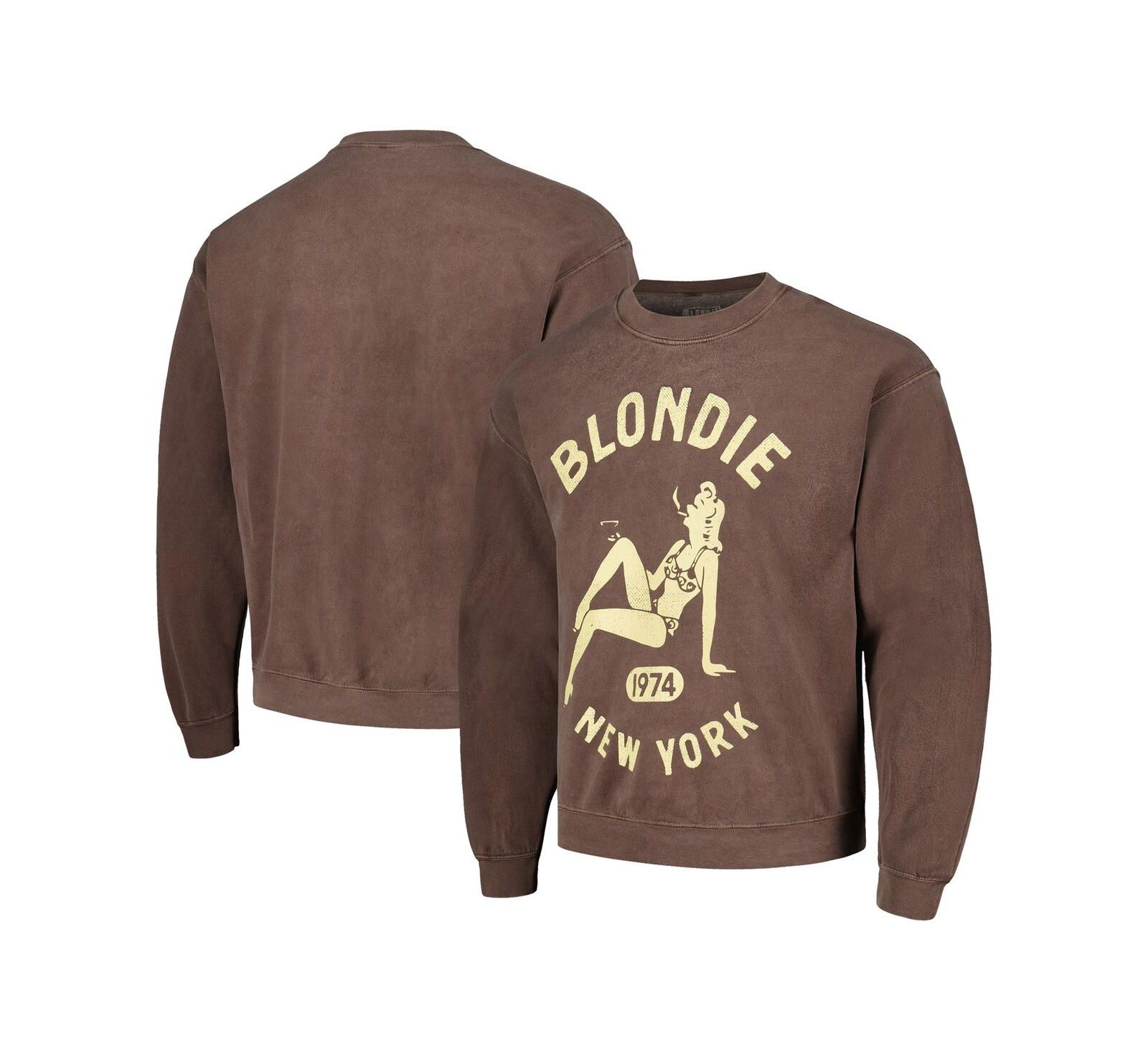 Свитшот Philcos Men's Brown Distressed Blondie New York Pullover