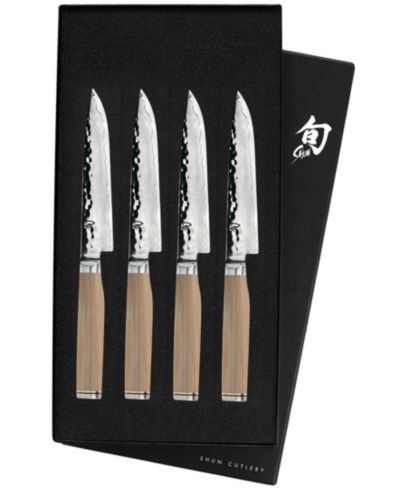 Набор ножей для стейка Shun Stainless Steel Premier Blonde 4 Pc