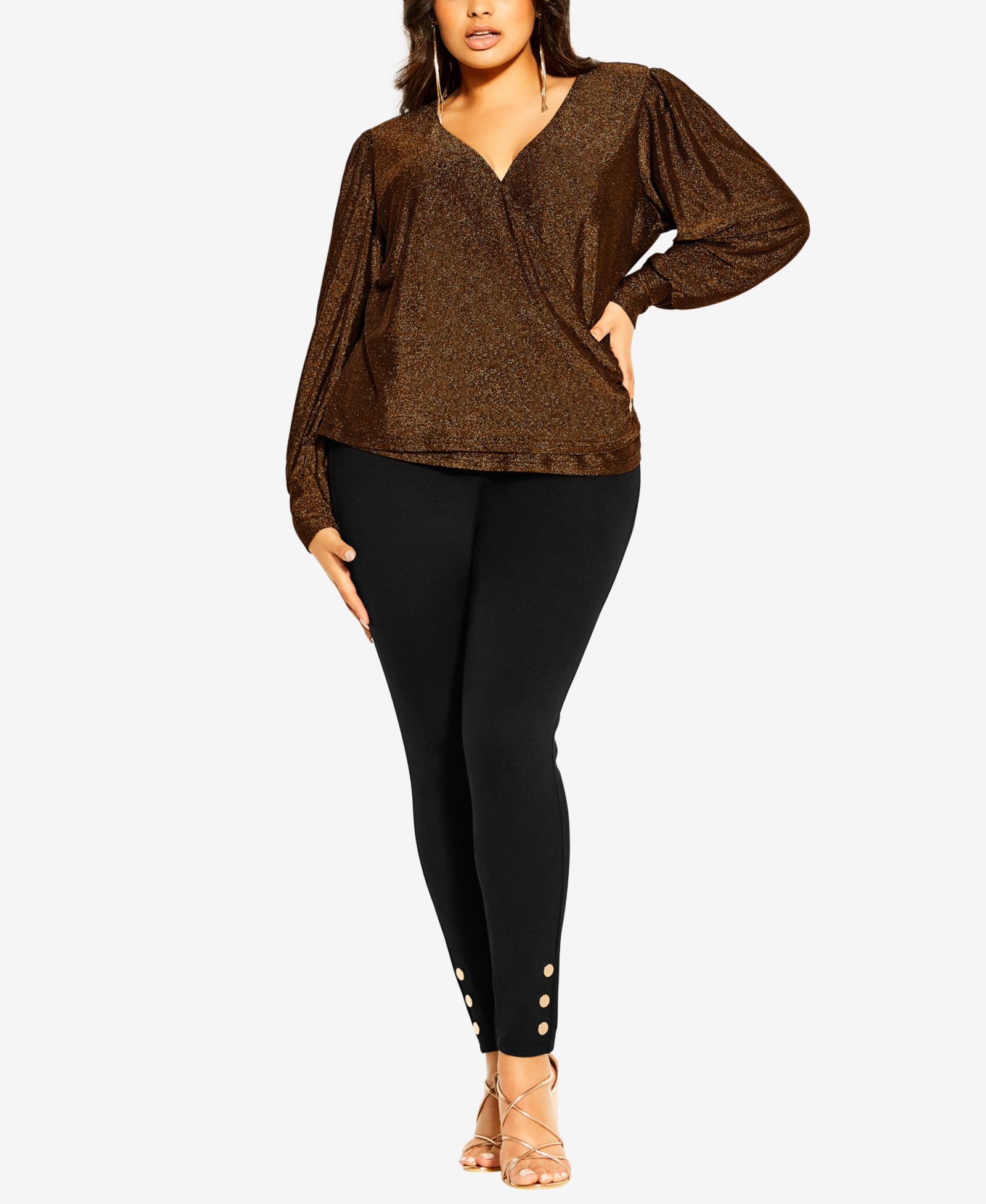 Женский топ Plus Size CITY CHIC