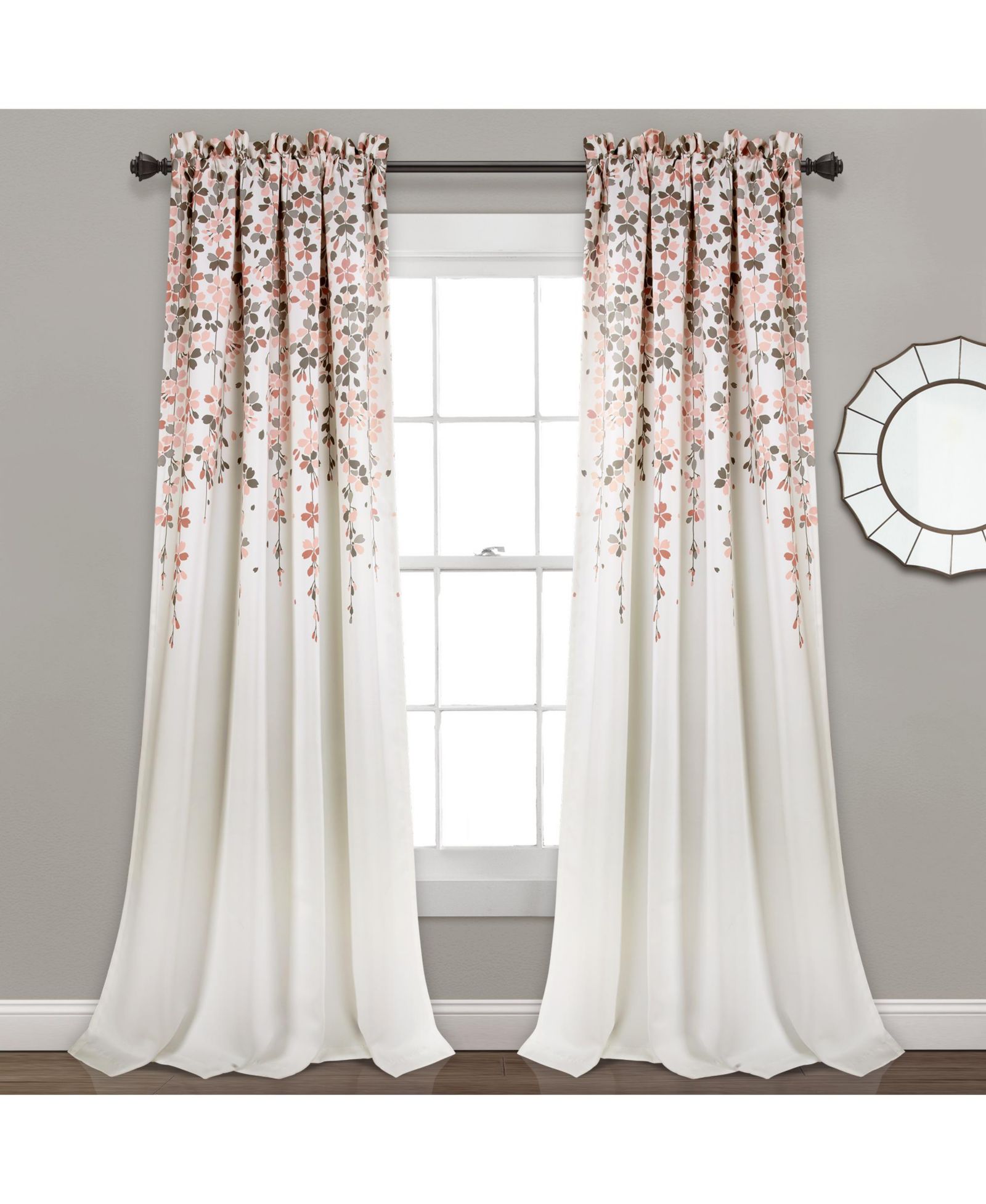 Шторы Lush Decor Weeping Flower Light Filtering