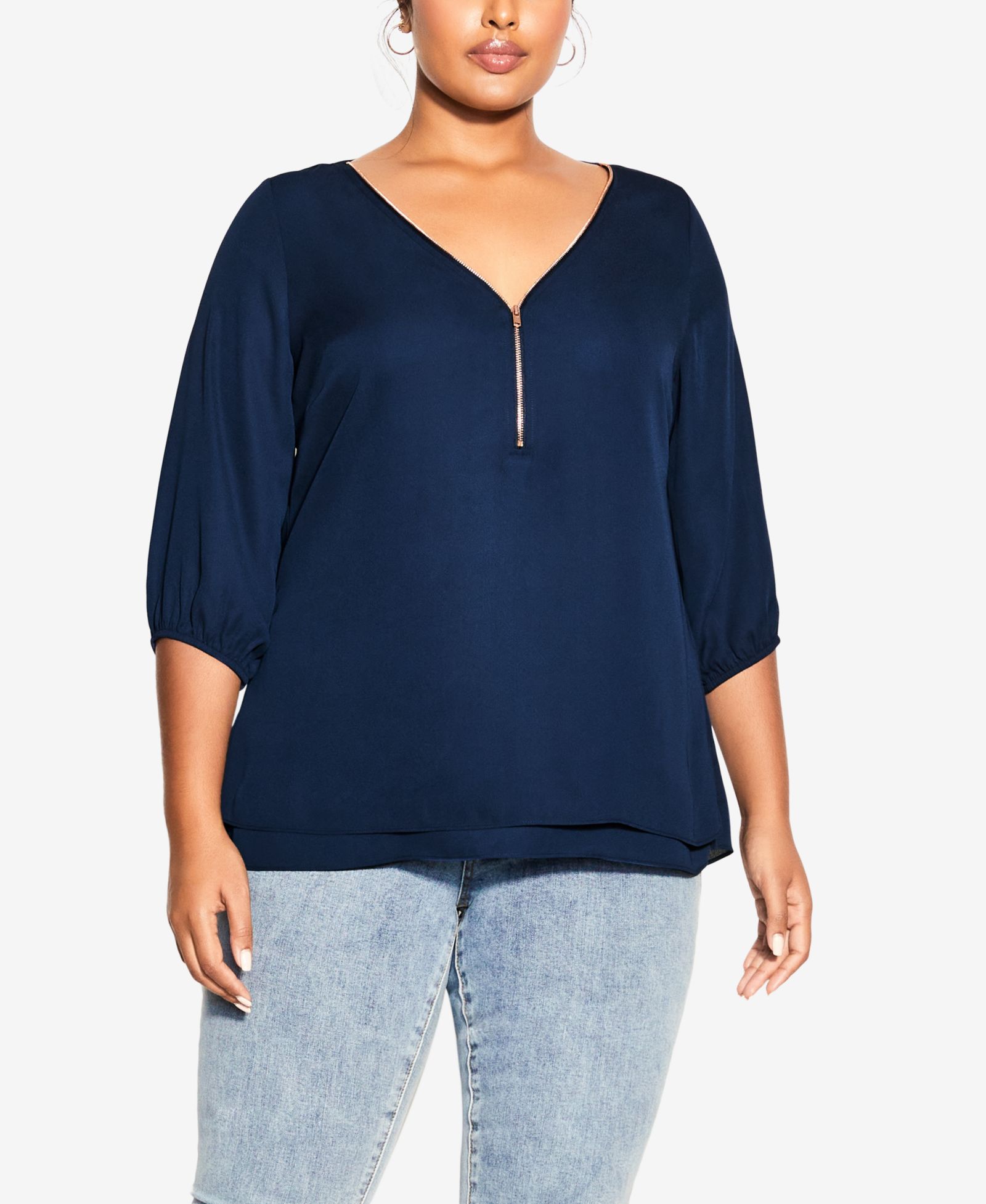 Женский топ с длинным рукавом CITY CHIC Fling