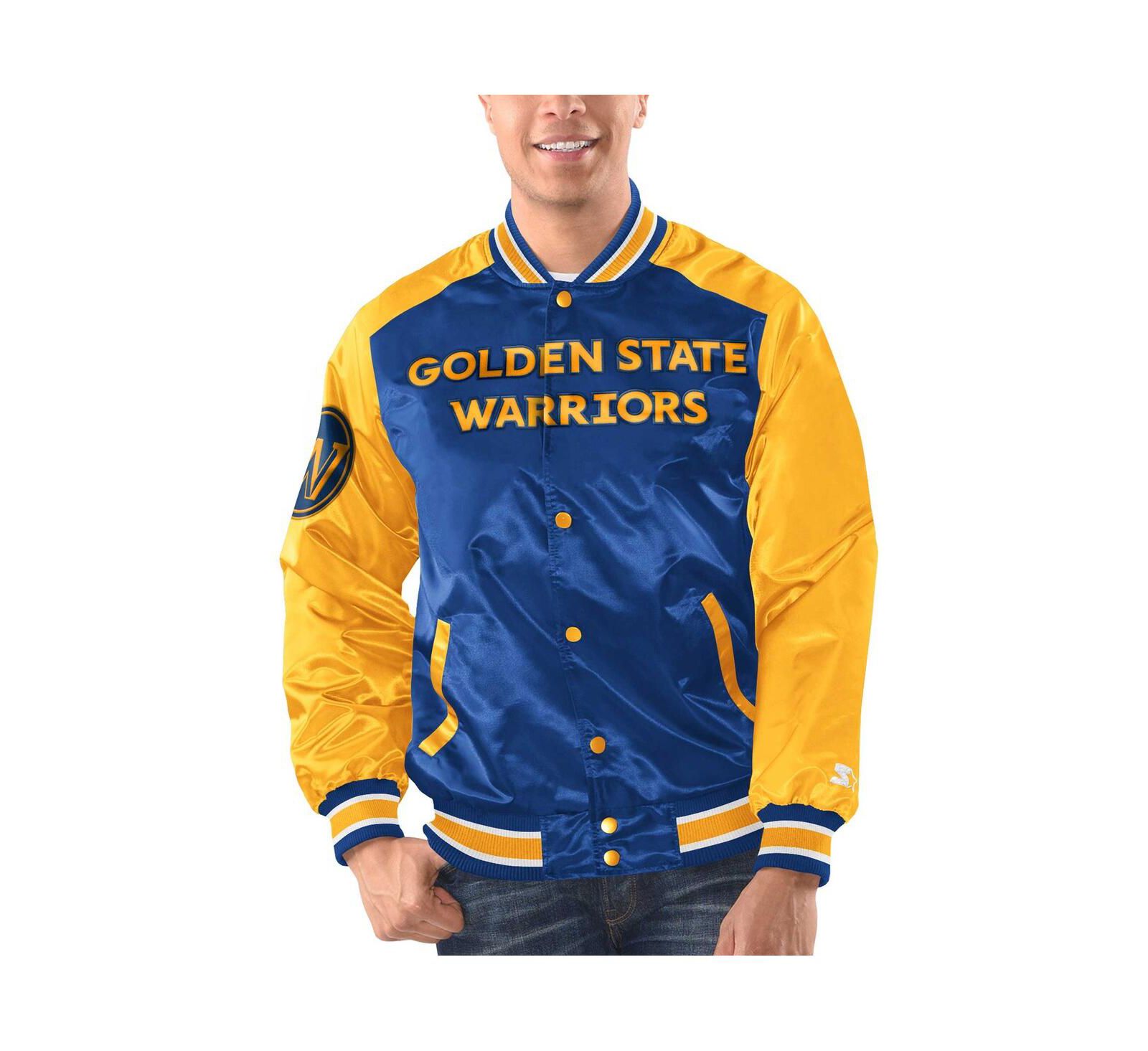 Мужская куртка Starter Royal Gold Golden State Warriors