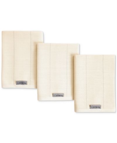Набор кухонных полотенец Caraway Cotton Solid-Color, 3 штуки