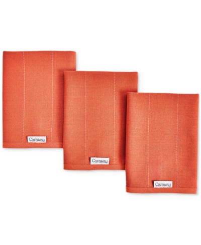 Набор кухонных полотенец Caraway Cotton Solid-Color, 3 штуки