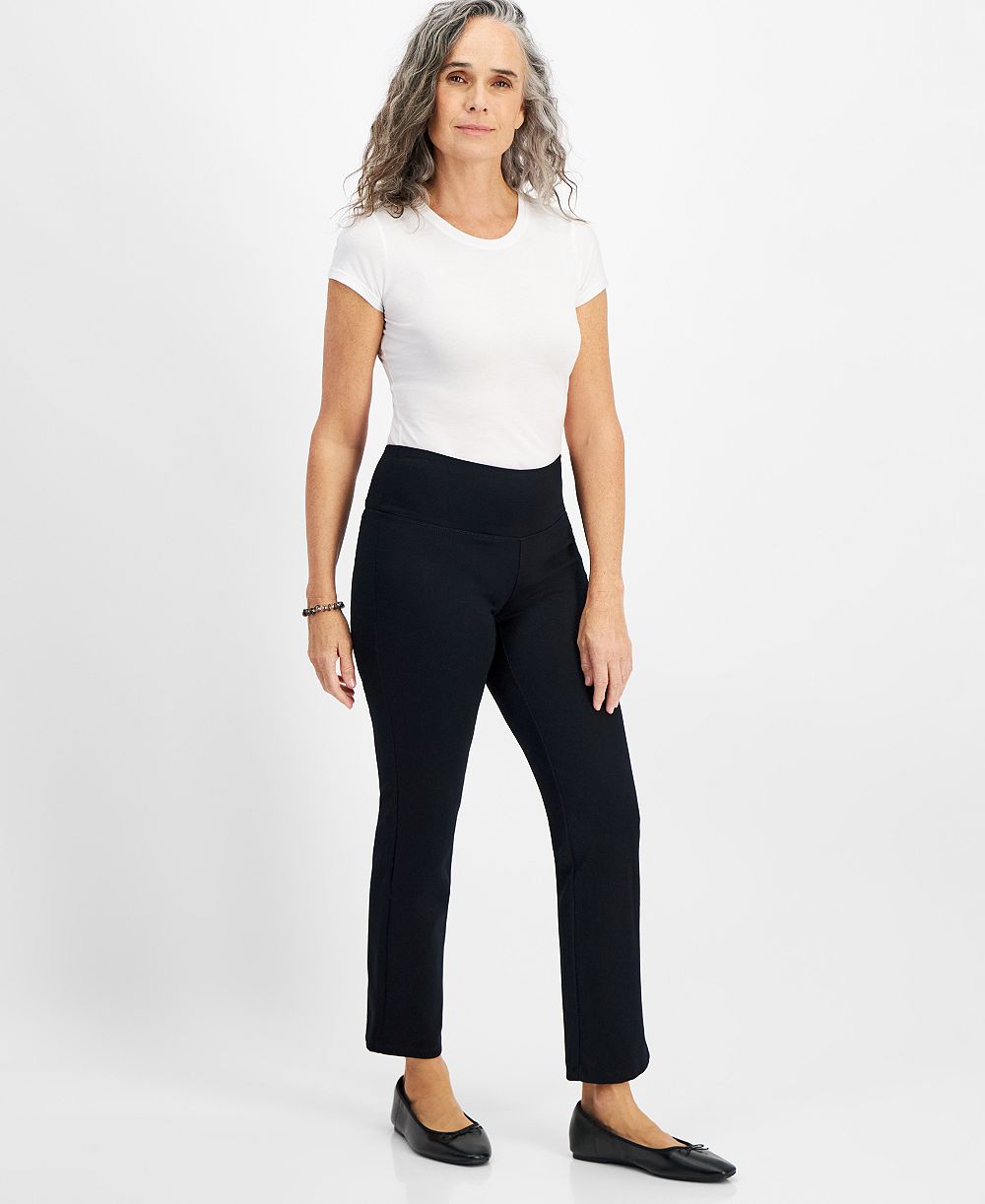 Style & Co Women's Straight-Leg Ponte-Knit Pants, Created for Macy's