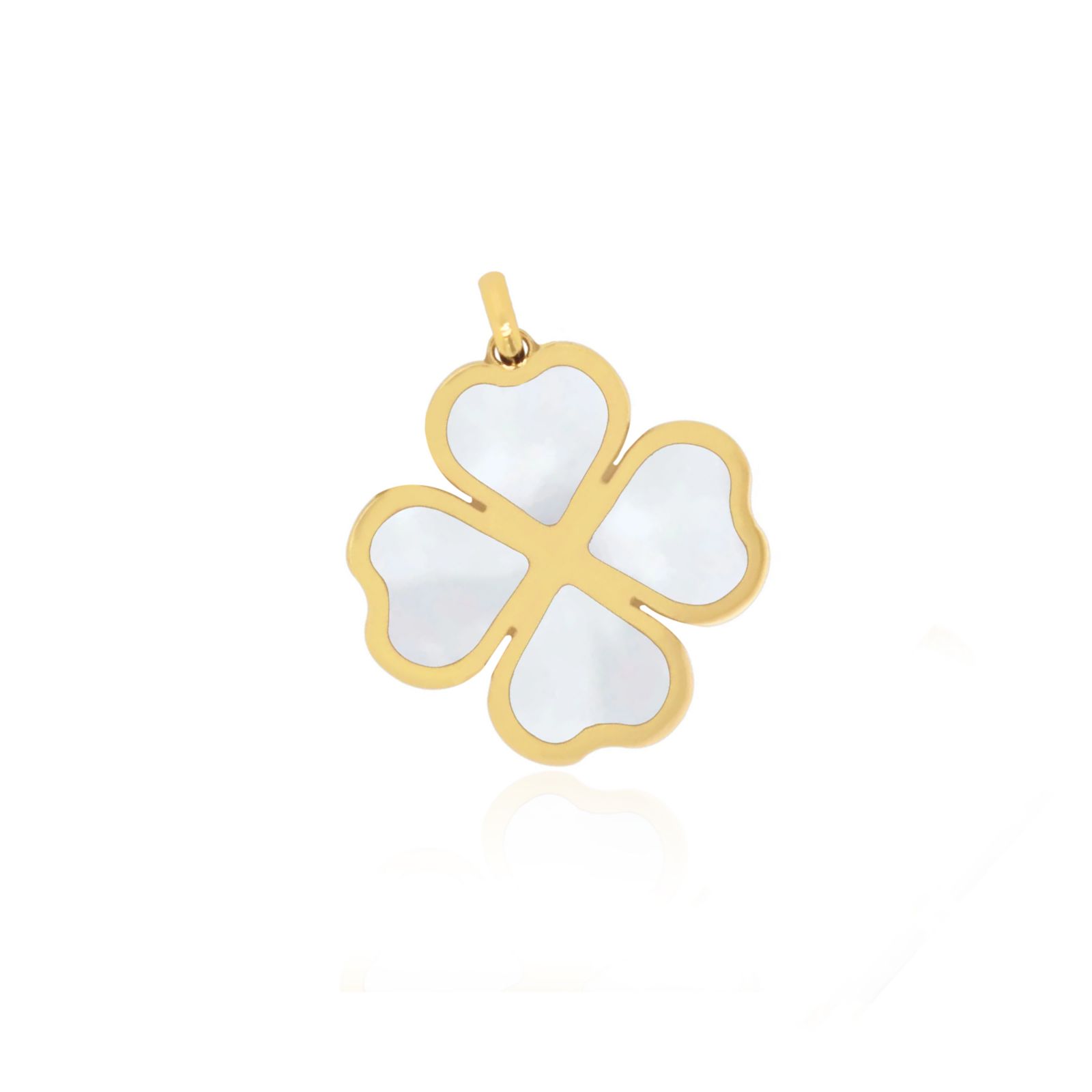 Подвеска The Lovery Mother of Pearl Lucky Clover 13 mm