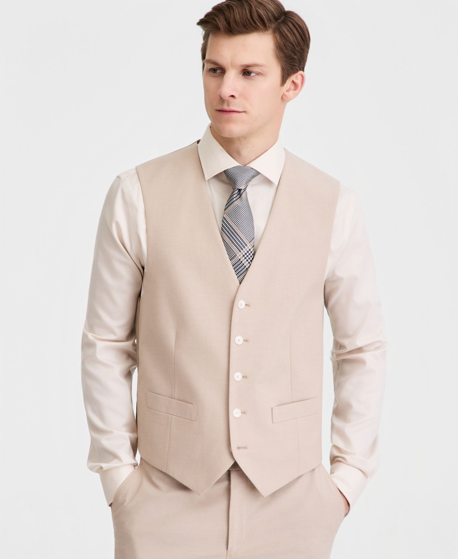 Жилет Tommy Hilfiger Men's Modern-Fit TH Flex Stretch Chambray Suit Separate