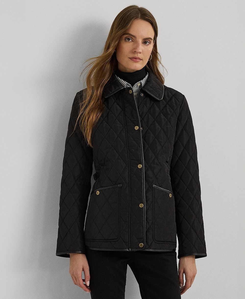 Lauren Ralph Lauren Women's Quilted Velboa-Lined Coat