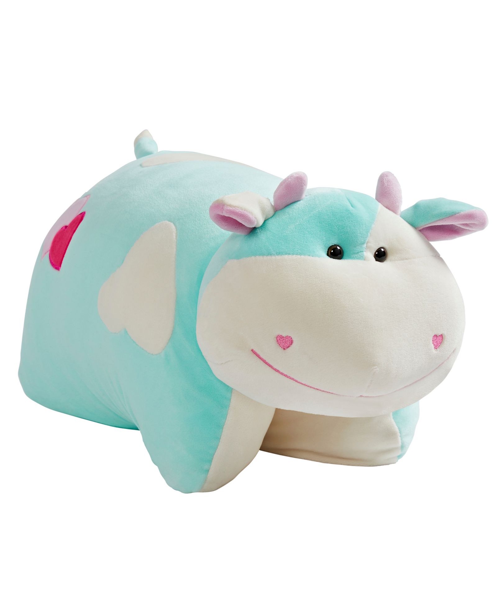 Плюшевая игрушка Pillow Pets Carly Cow 18", превращается в подушку