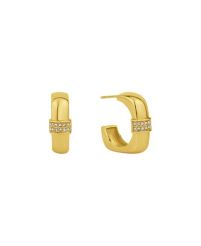 And Now This Crystal Hoop Earring