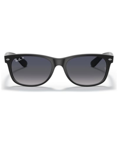 Солнцезащитные очки Ray-Ban Unisex Polarized Low Bridge Fit, RB2132F NEW WAYFARER MATTE 55