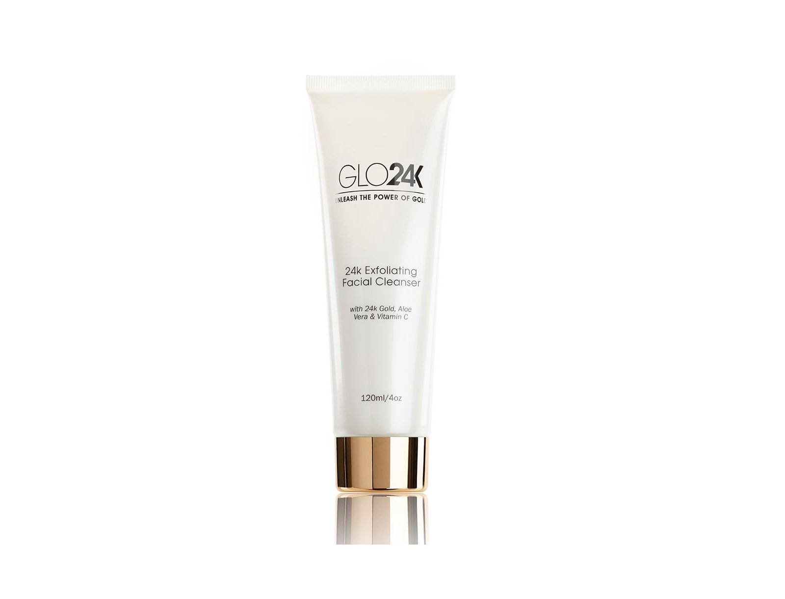 GLO24K 24K Exfoliating Facial Cleanser 4oz