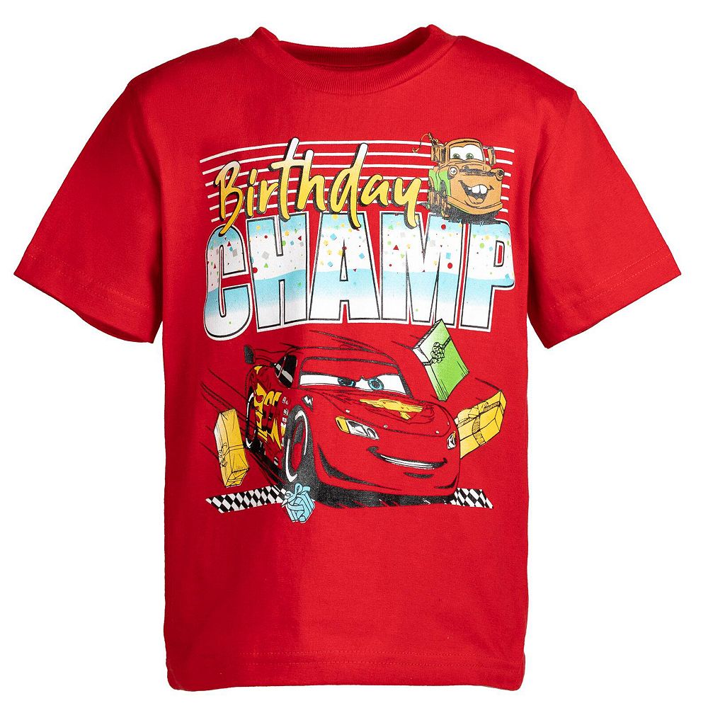 Cars футболка для мальчиков (6-8 лет) Pixar Toy Story Pixar Mickey Mouse