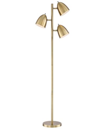 360 Lighting Aaron торшер Mid Century Modern, 64" Tall, Aged Brass