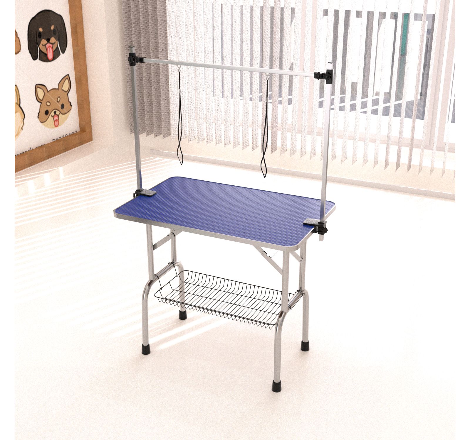 Streamdale Furniture Large 46" Grooming Table for Pets