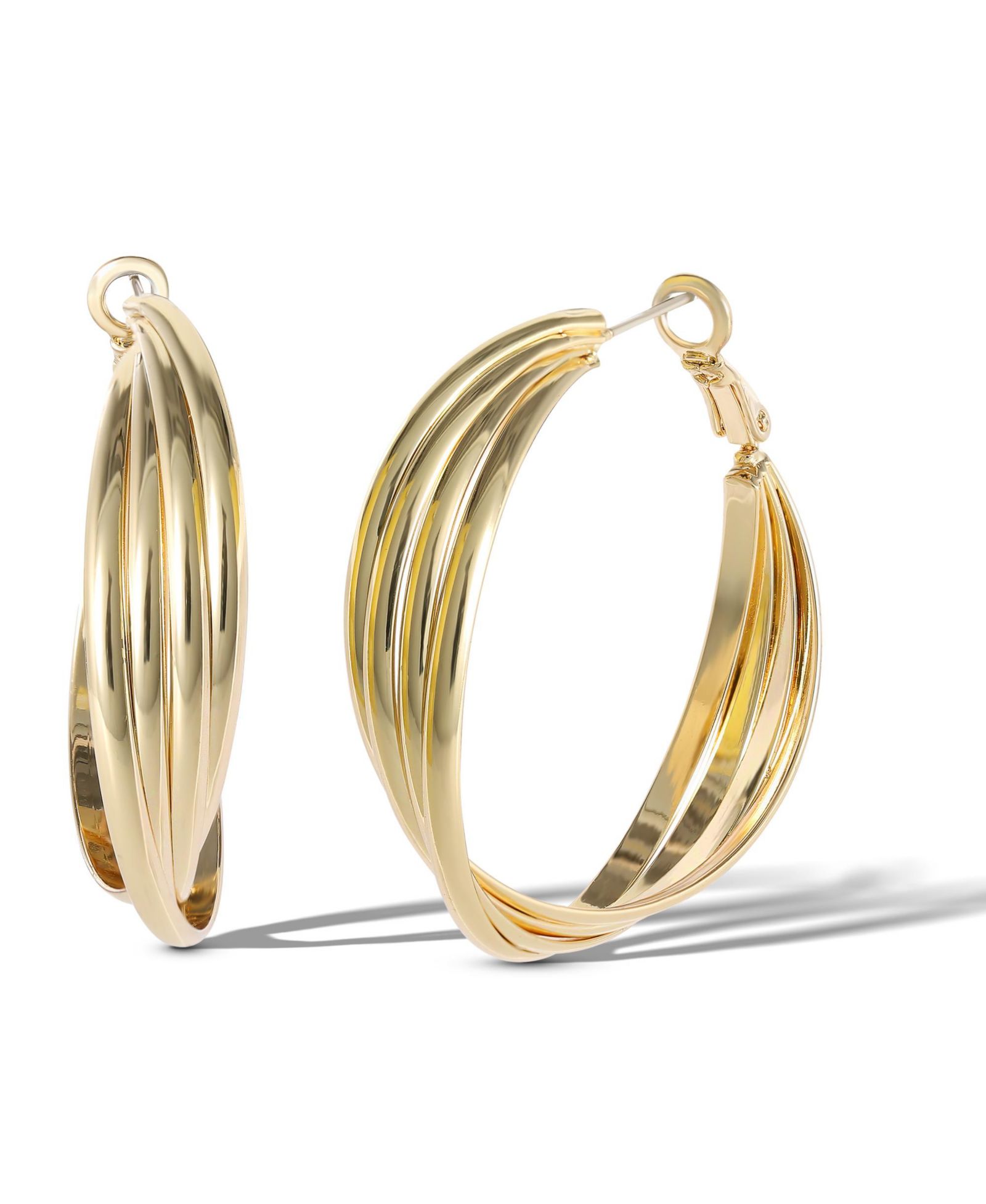 Jessica Simpson Womens Hoop Earrings or Tone Earrings for Women