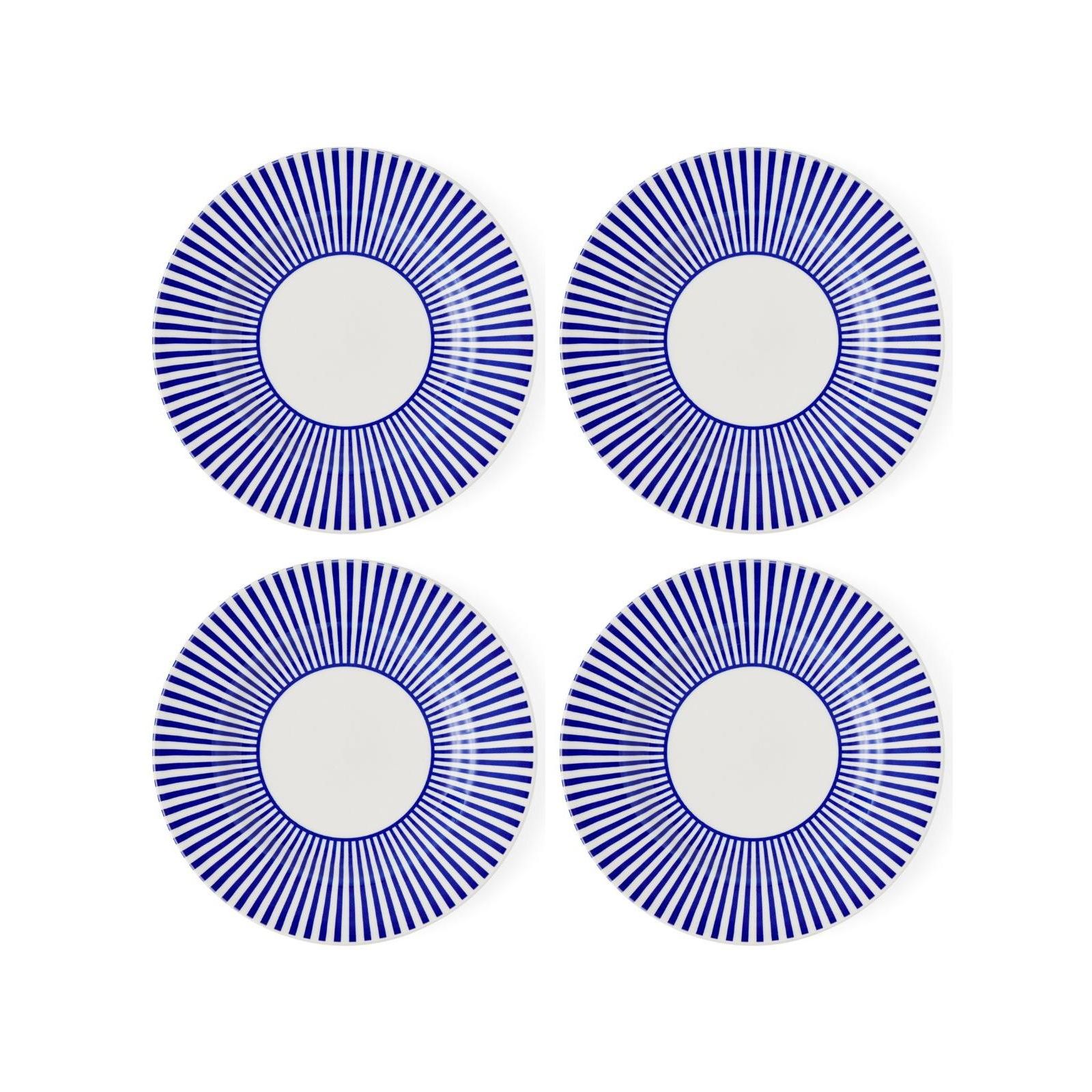 Салатные тарелки Spode Blue Italian Steccato, набор из 4 штук