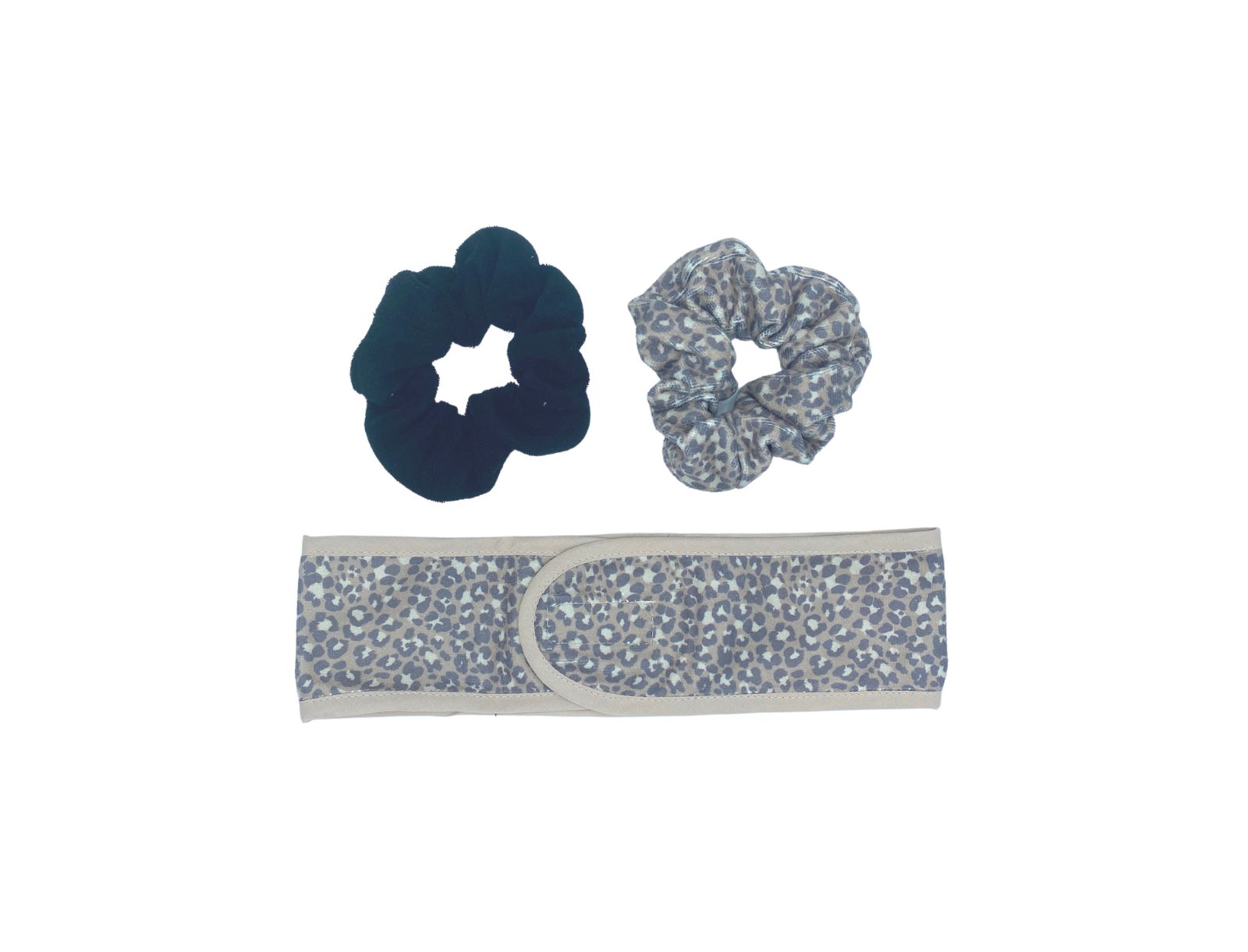 Women s Microfiber Headband + Scrunchie Set - Jaguar