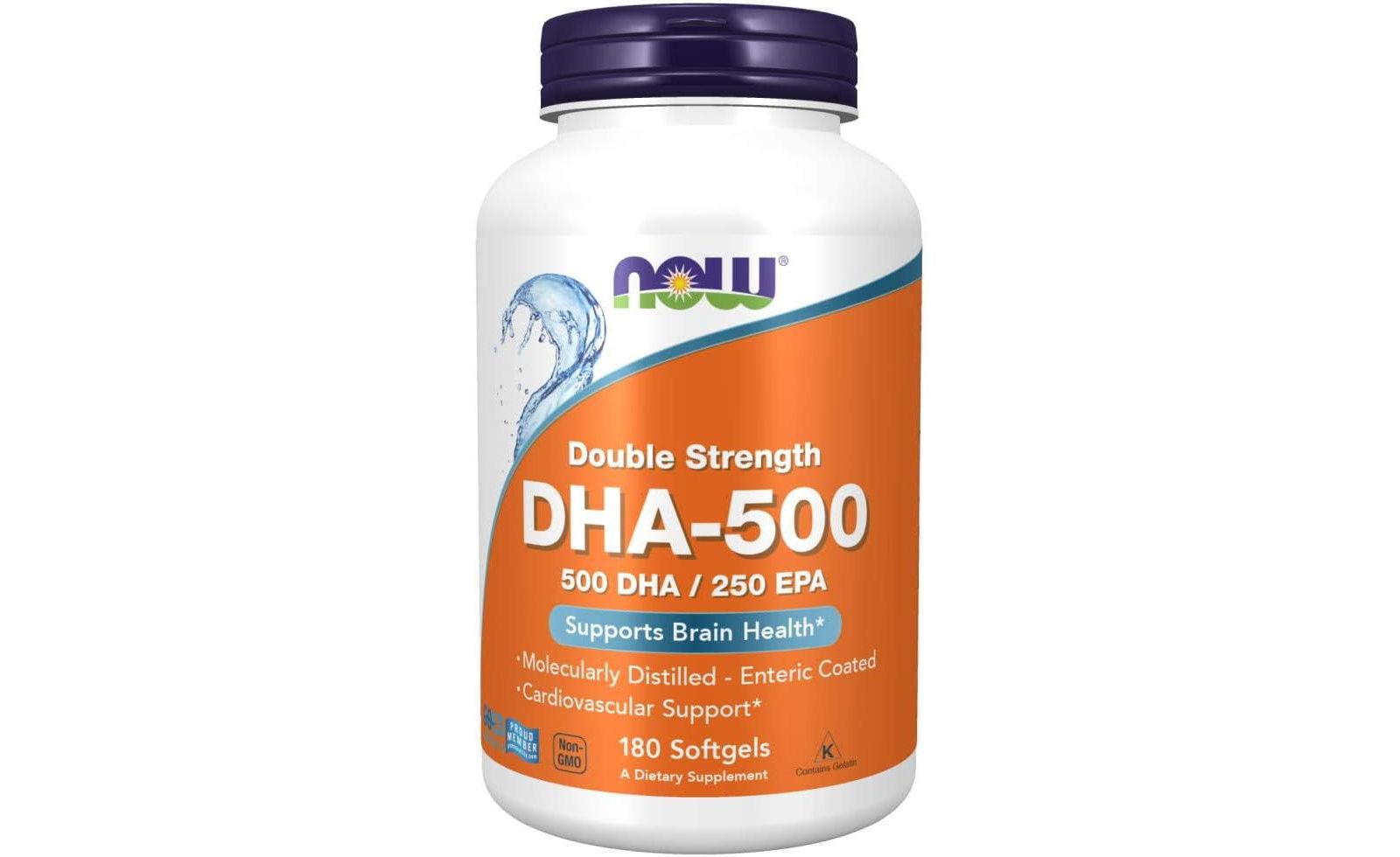 Now Foods DHA-500 Double Strength, 180 Softgels
