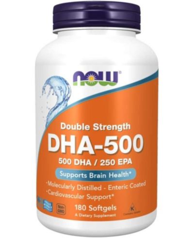 Now Foods DHA-500 Double Strength, 180 Softgels