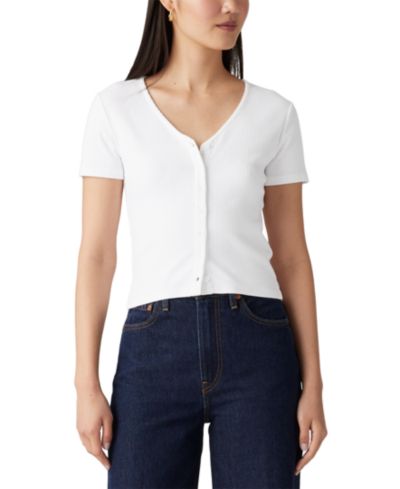 Levi's® Women's Muse Short-Sleeve V-Neck Top