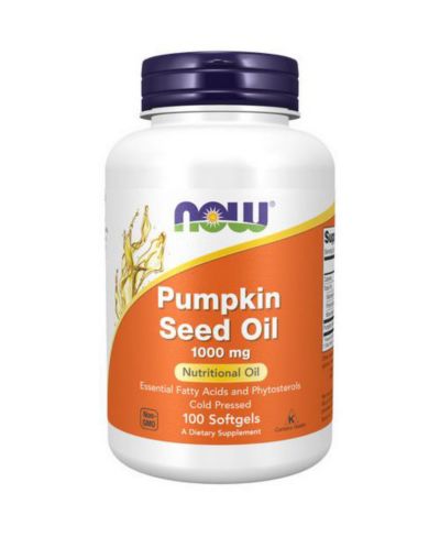 NOW Foods Pumpkin Seed Oil, 1000 mg, 100 Sgels